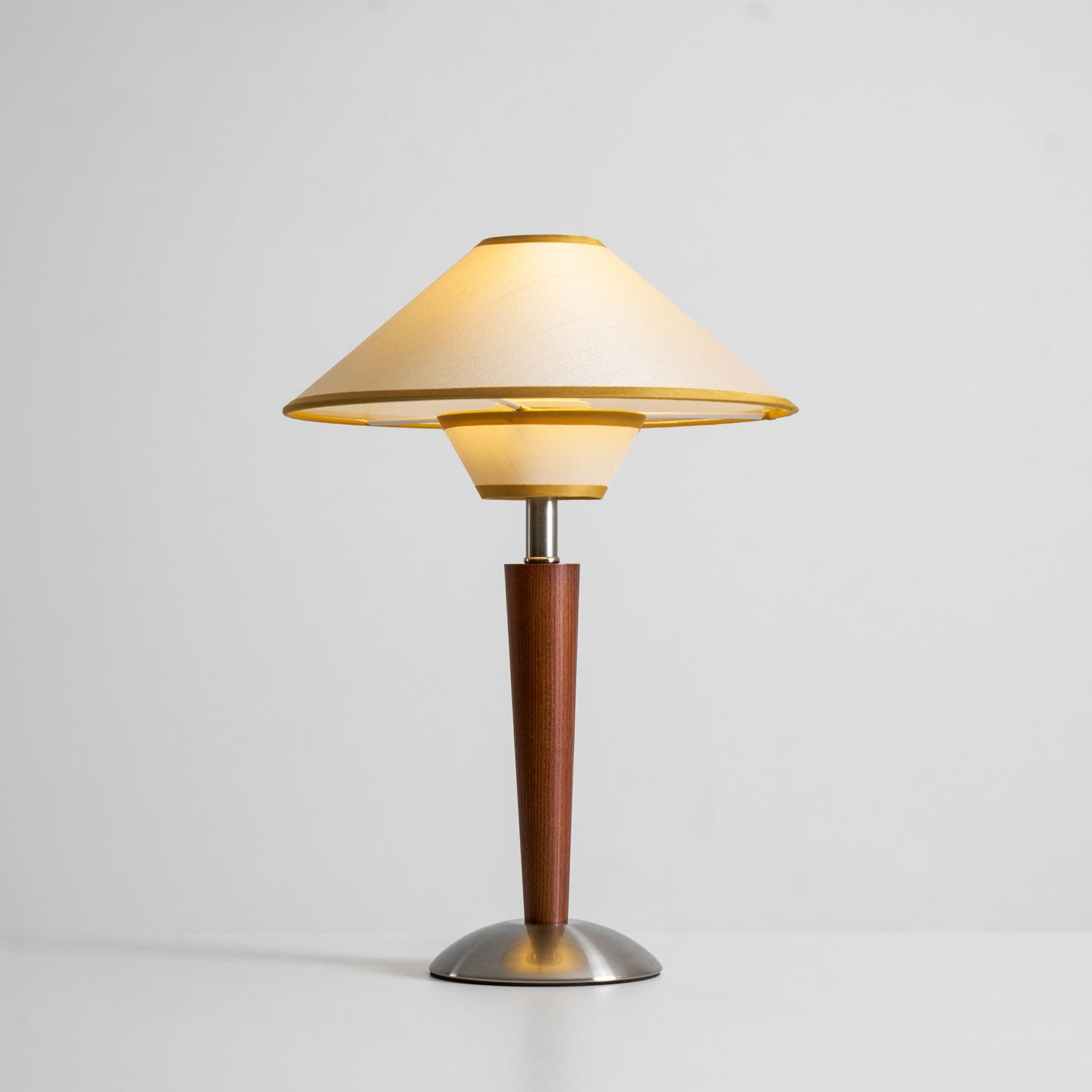 Alderwood Linen Shade Table Lamp