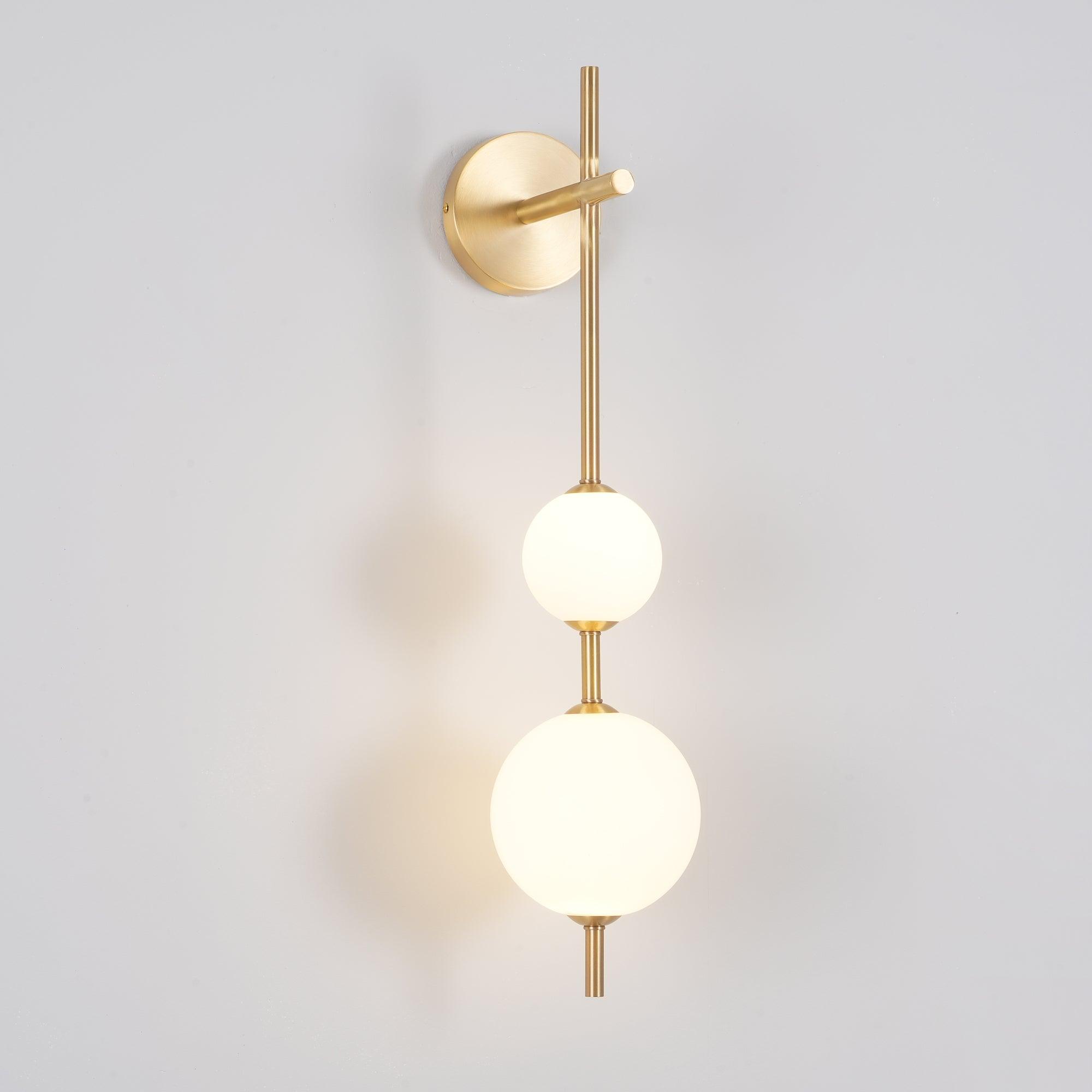 Perla Stacked Orb Sconce