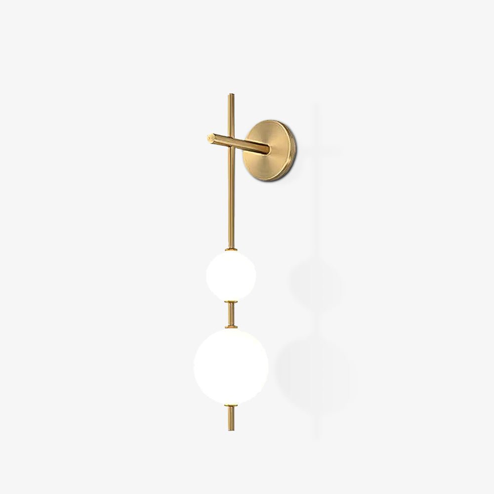 Perla Stacked Orb Sconce