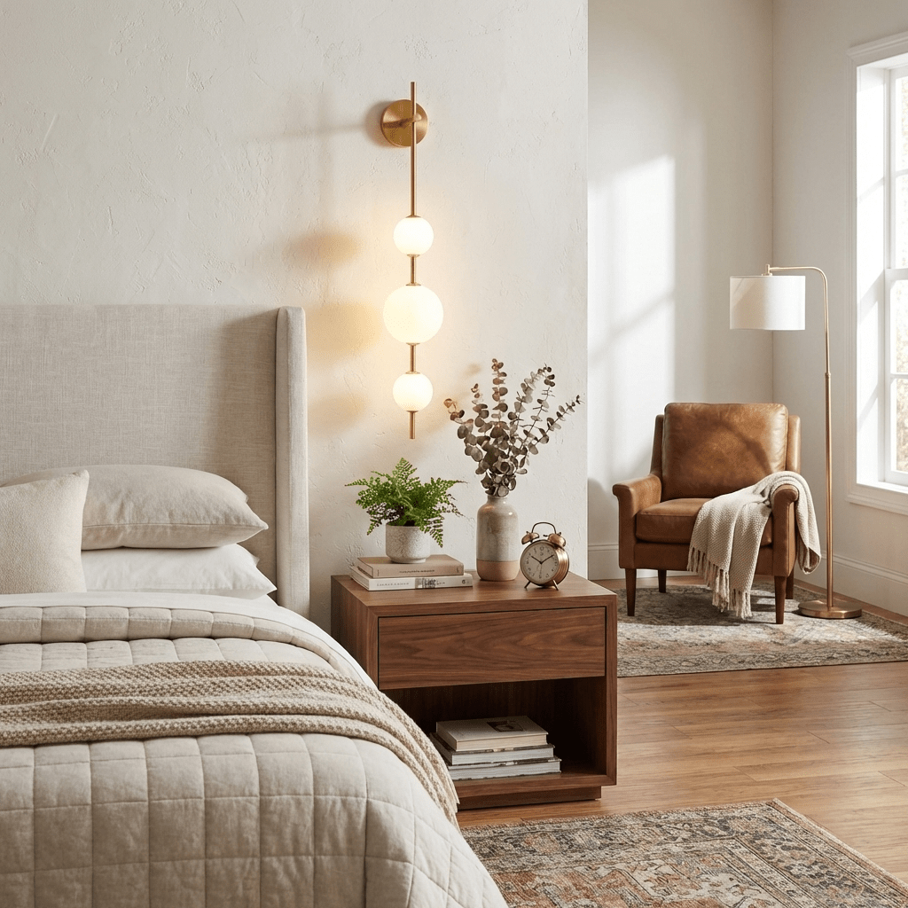 Perla Stacked Orb Sconce