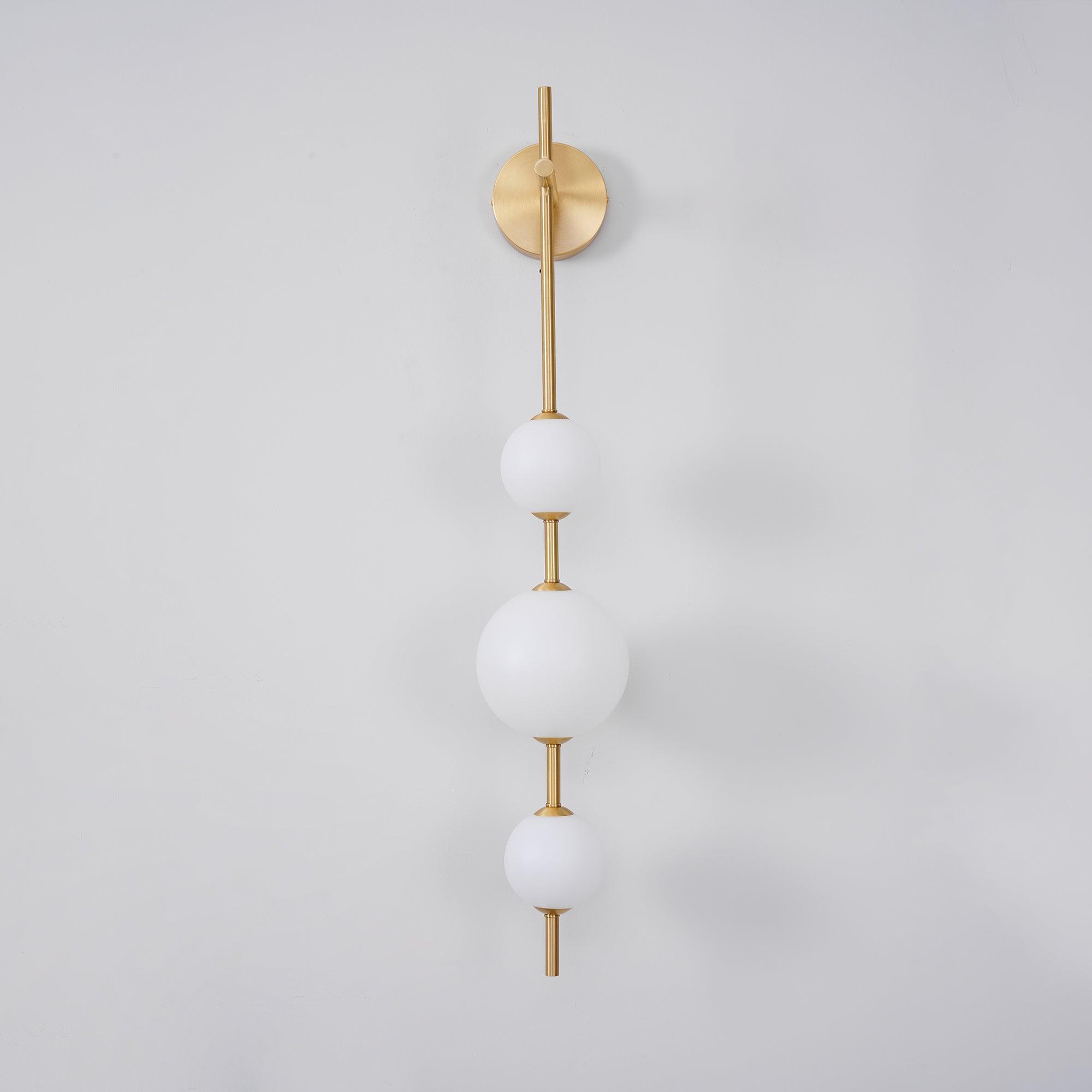Perla Stacked Orb Sconce
