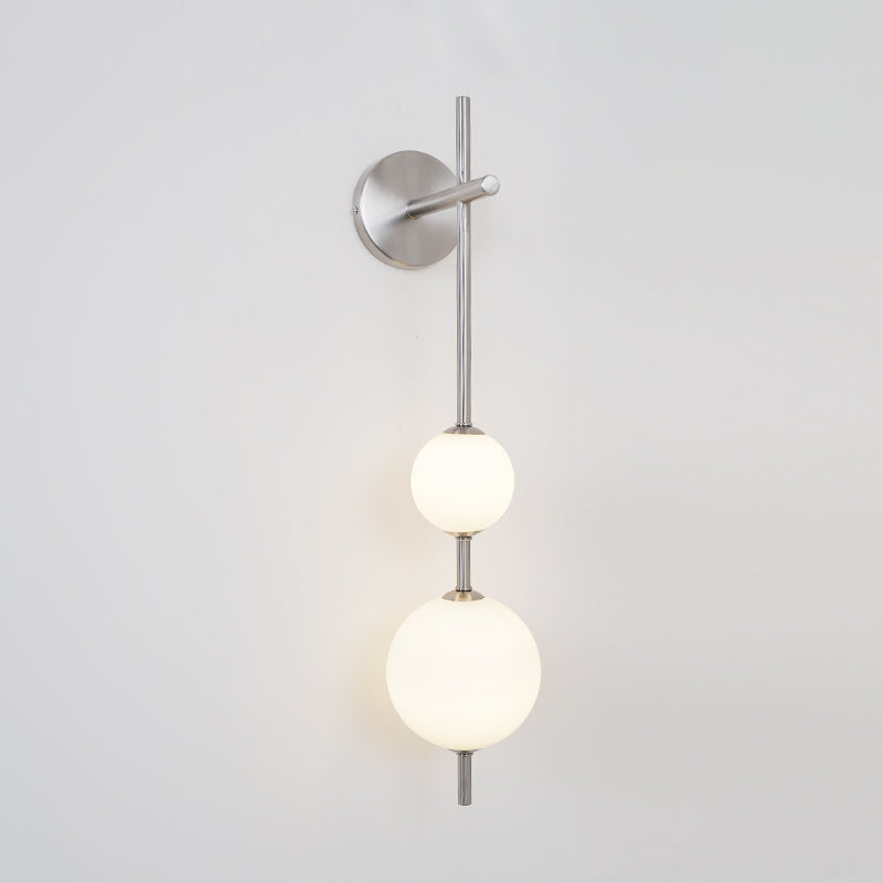 Perla Stacked Orb Sconce