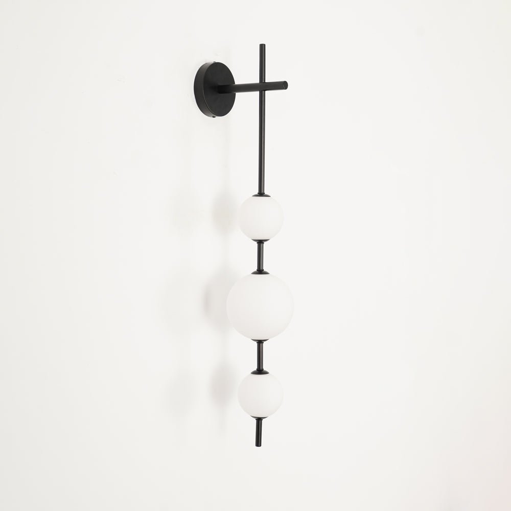Perla Stacked Orb Sconce