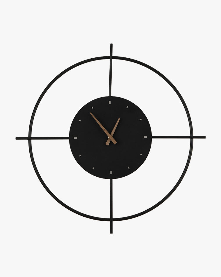 Round LED Clock Wall Light