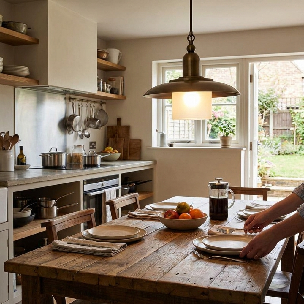 Argent Pendant Lamp in a styled interior setting