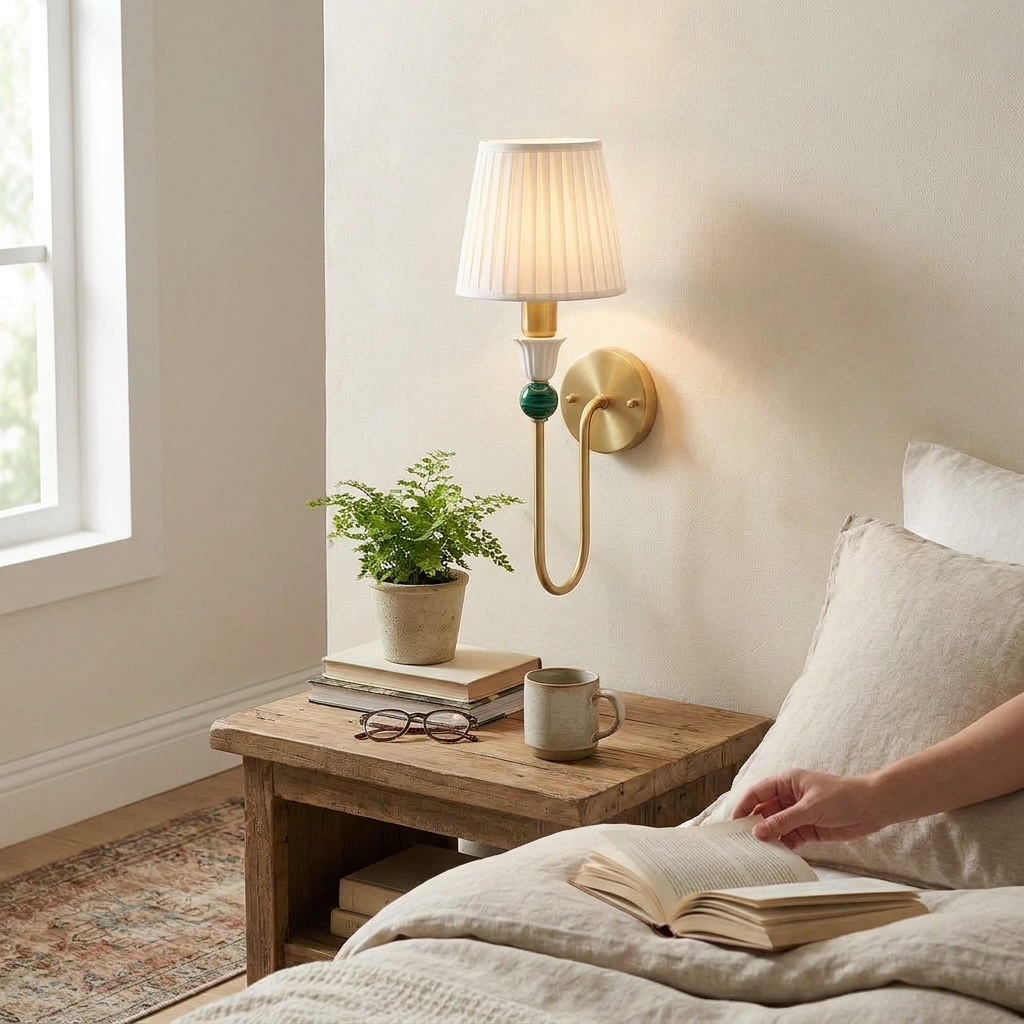 Palmer Wall Sconce in a styled interior setting