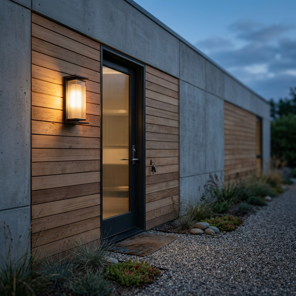 Rectangular Box Outdoor Wall Lamp