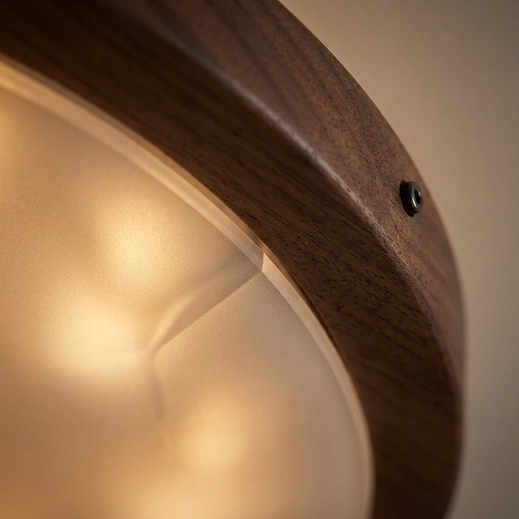 Riverstone LED Flush Mount material detail close-up