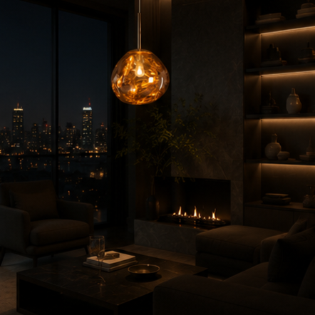 Opal Drop Pendant Light