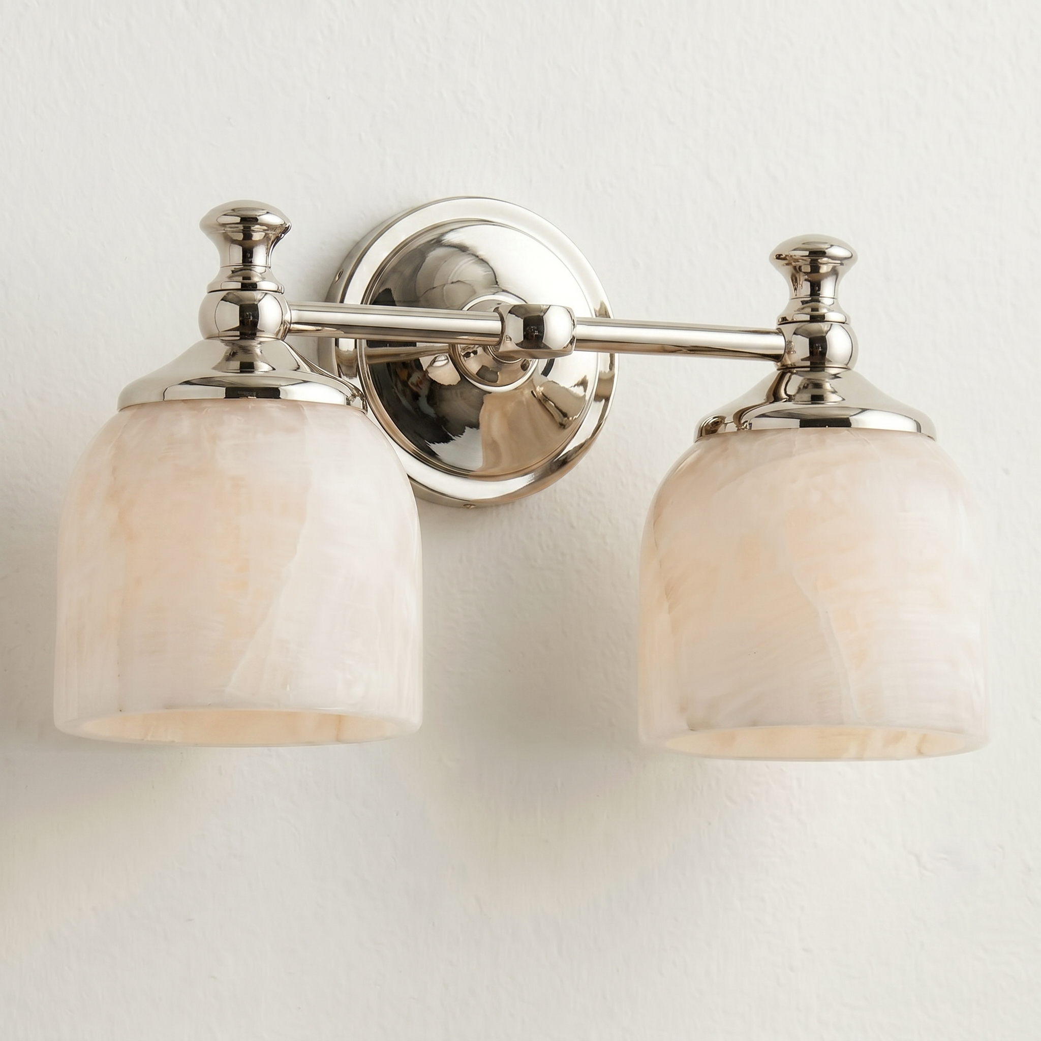 Medallion Milk Glass Sconce