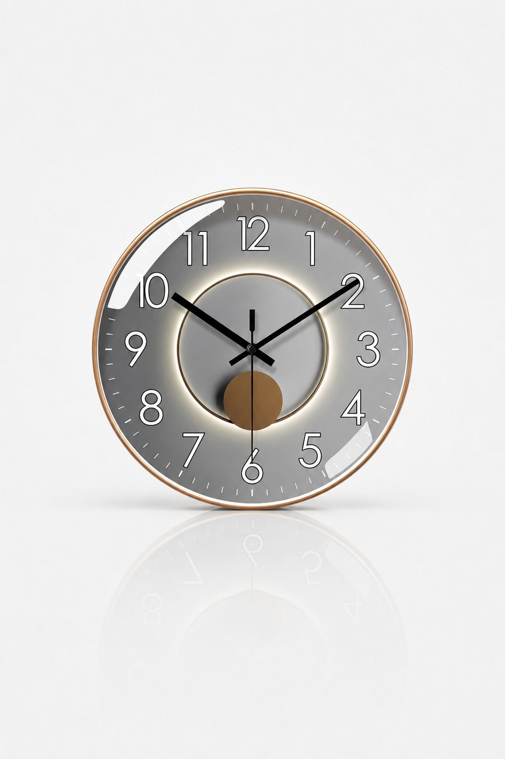 Round Acrylic Silent Wall Clock