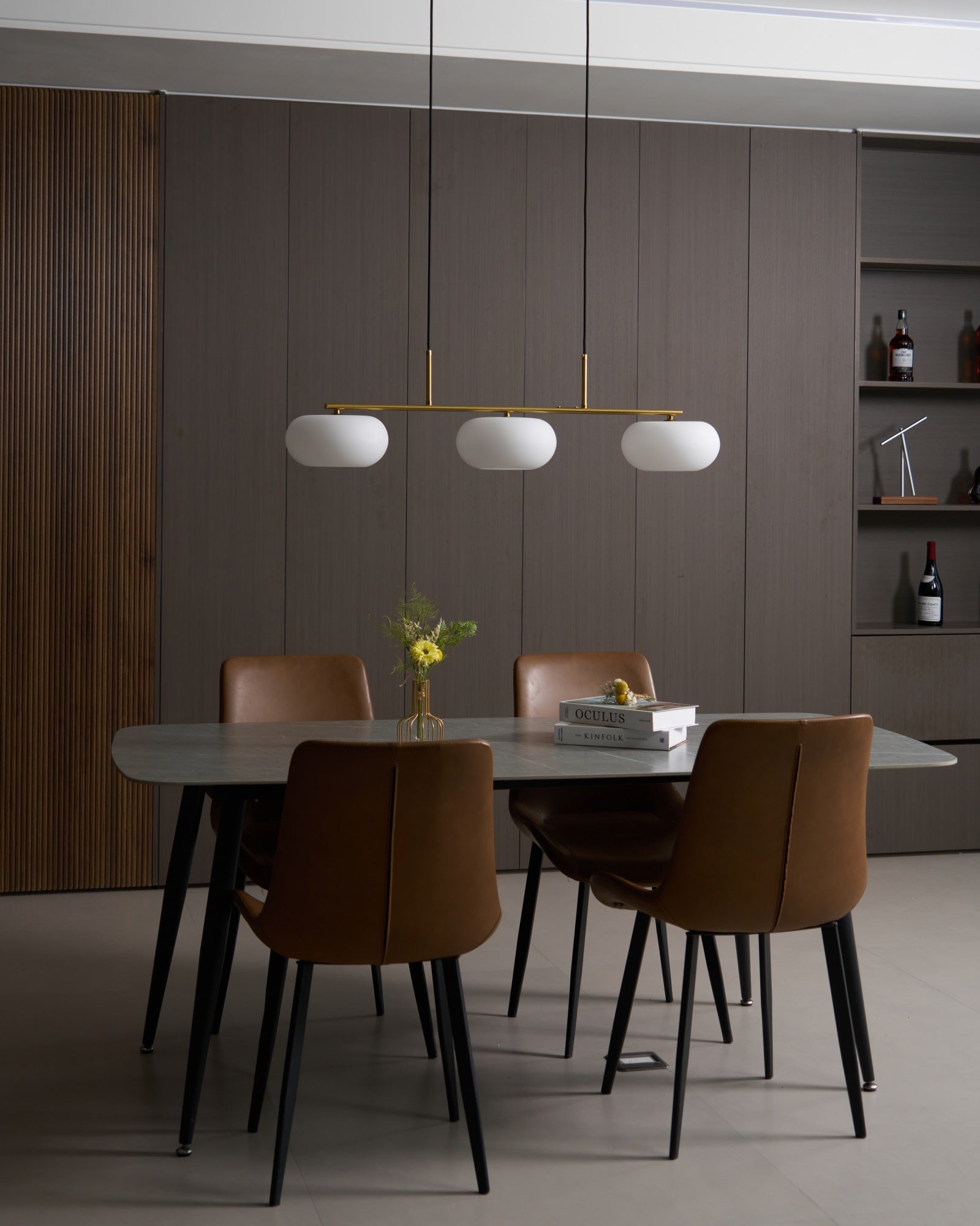 Trio Globe Linear Pendant