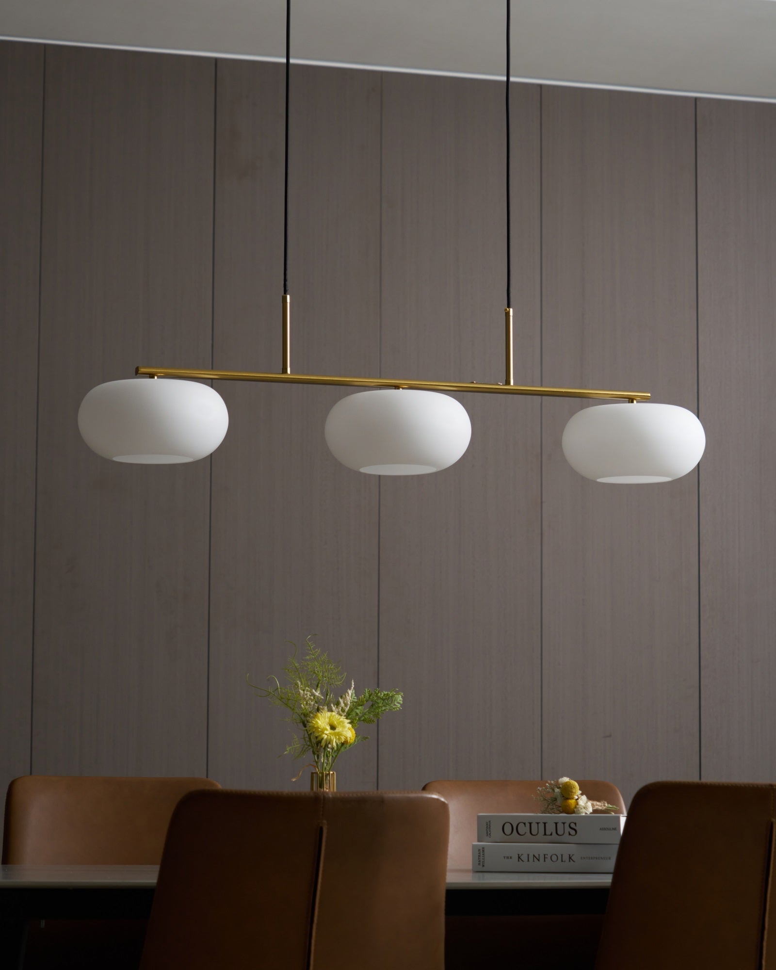 Trio Globe Linear Pendant