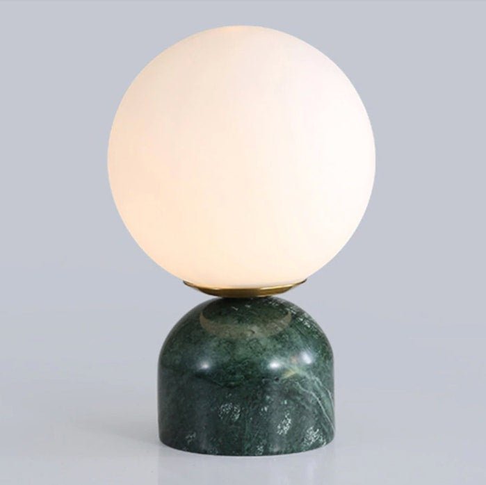 Vesta Marble & Opal Glass Table Lamp