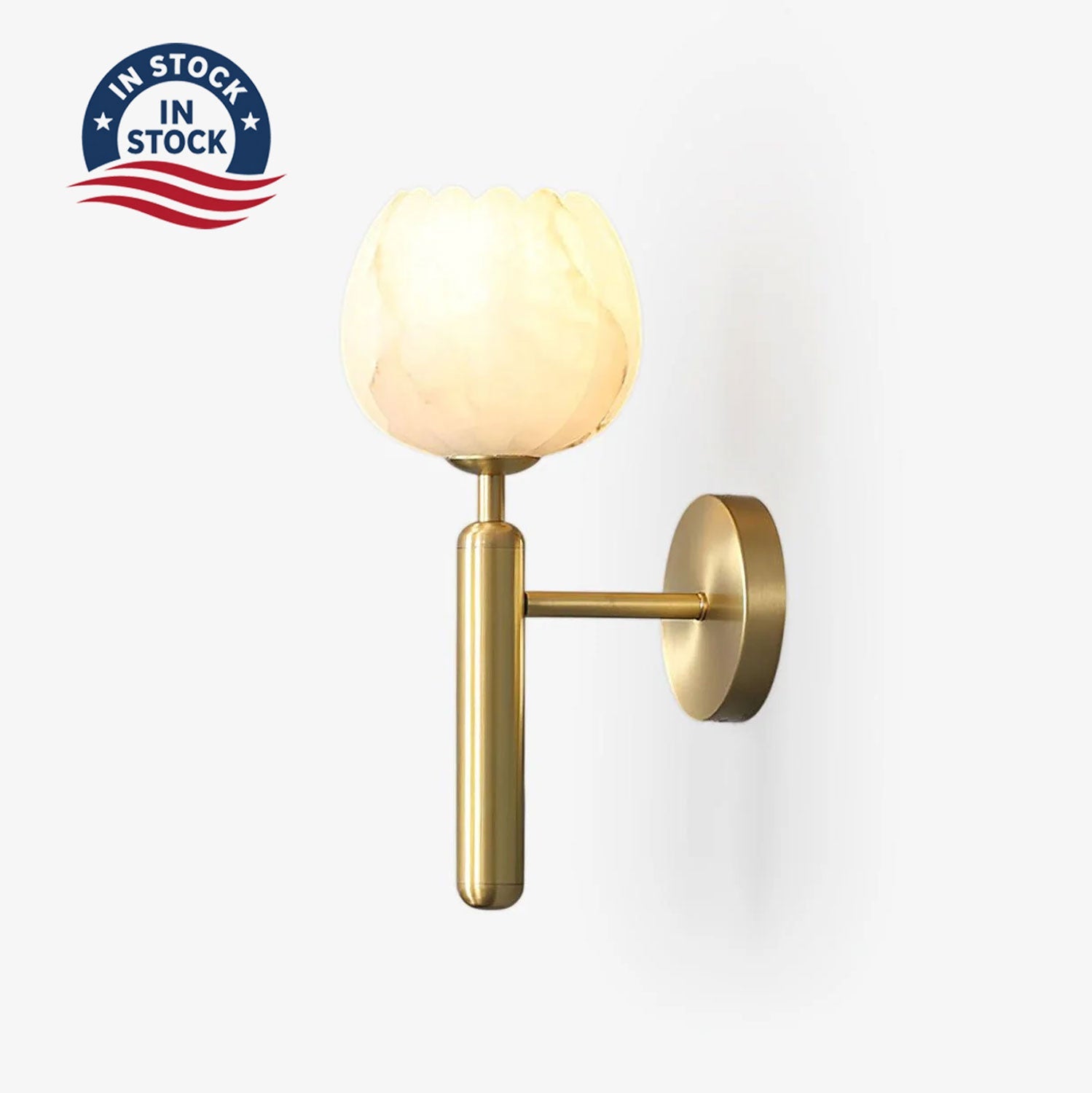 Fiore Alabaster Sconce