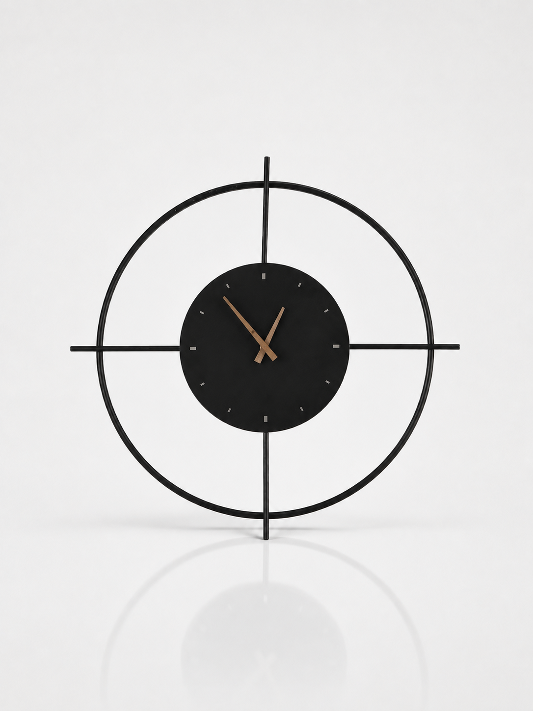 Round LED Clock Wall Light