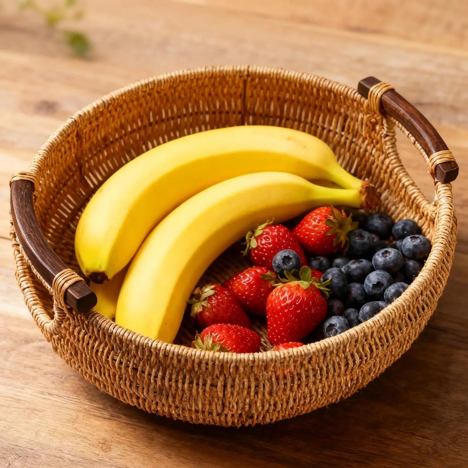 Osier Woven Fruit Basket