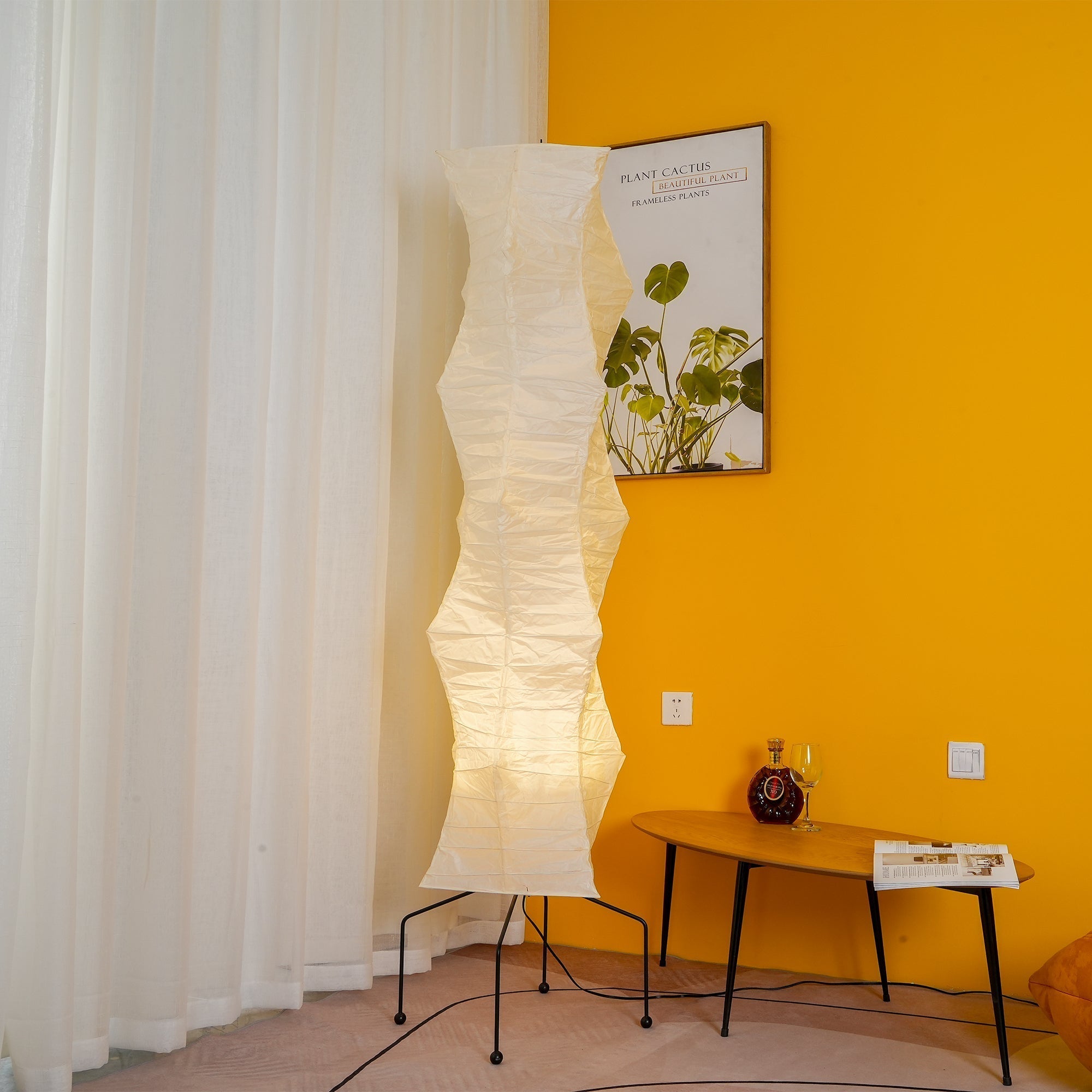 Nagare Mulberry Paper Floor Lamp