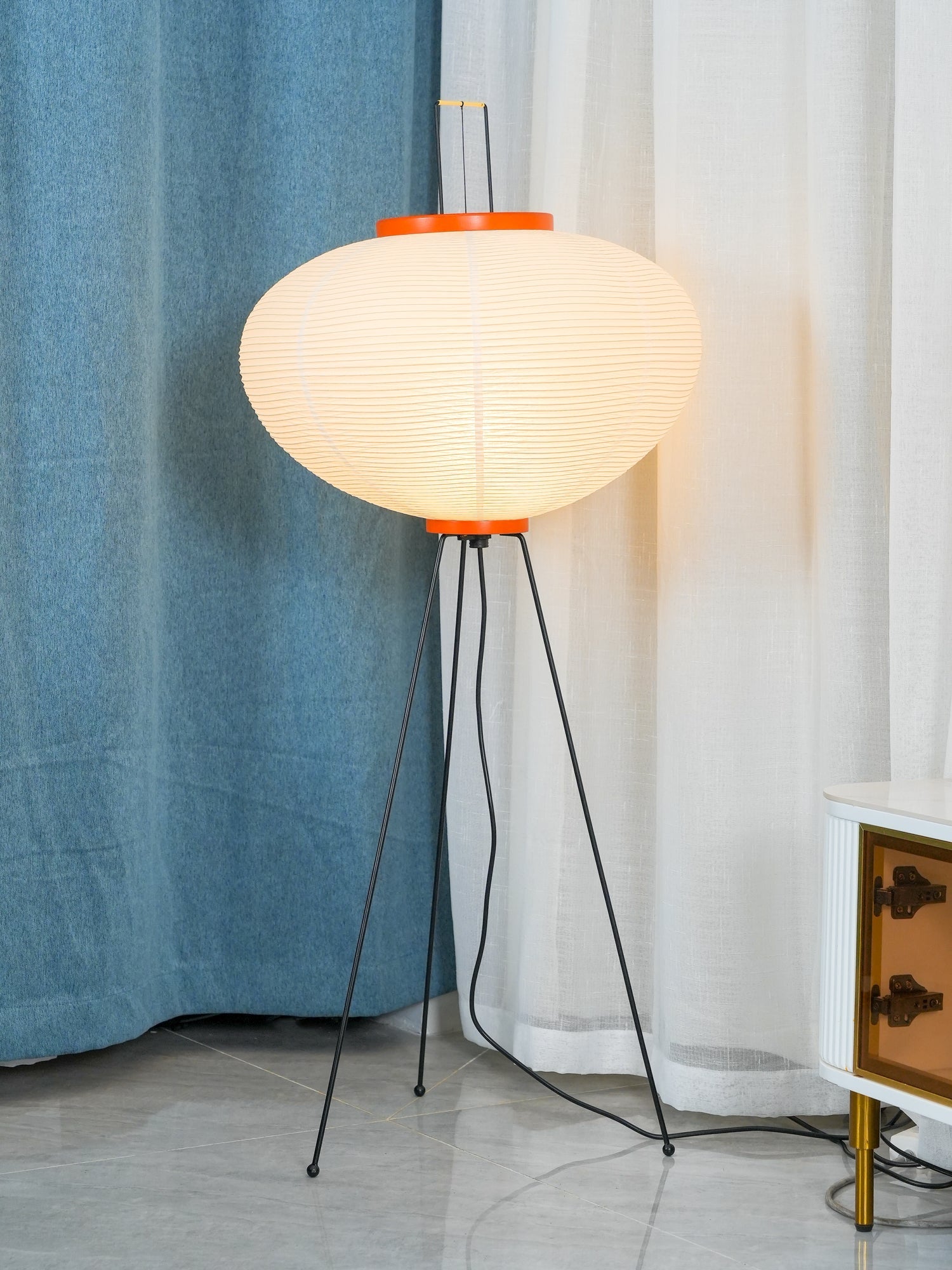 Nagare Mulberry Paper Floor Lamp