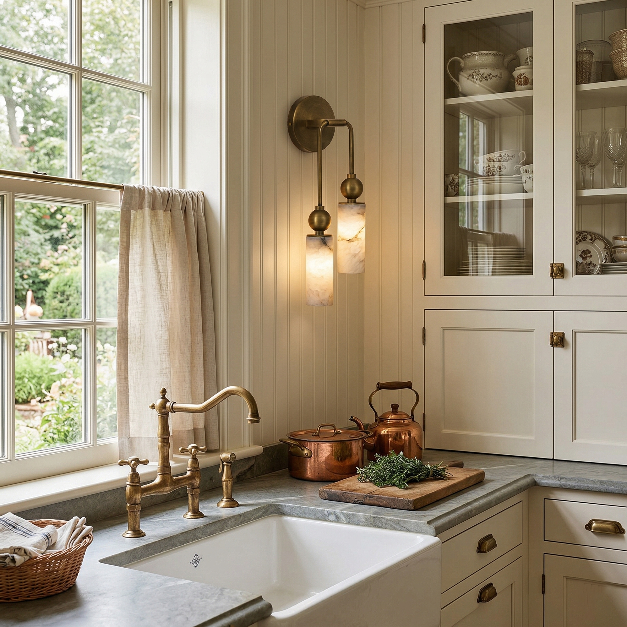 Corda Stone Sconce