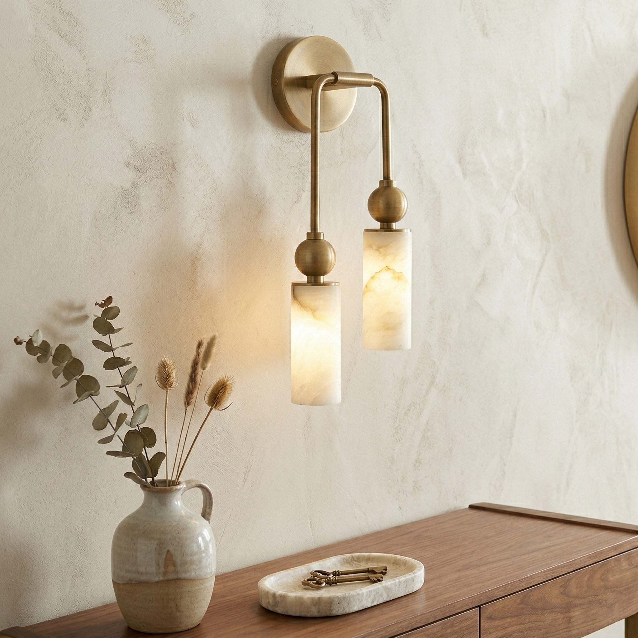 Corda Stone Sconce