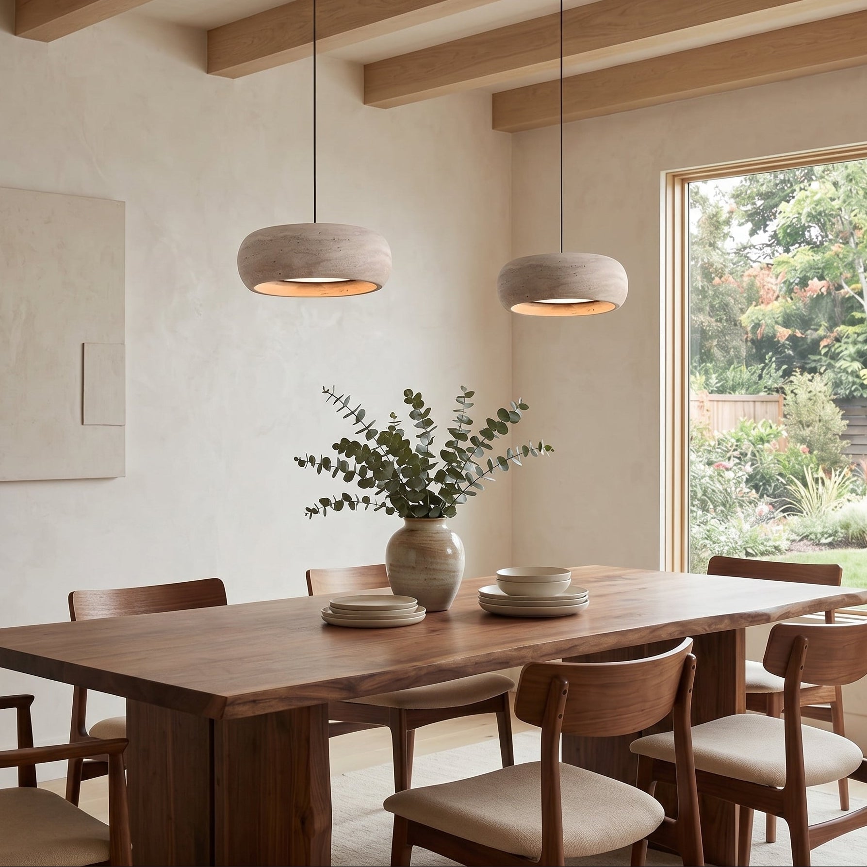 Cava Travertine Linear Pendant