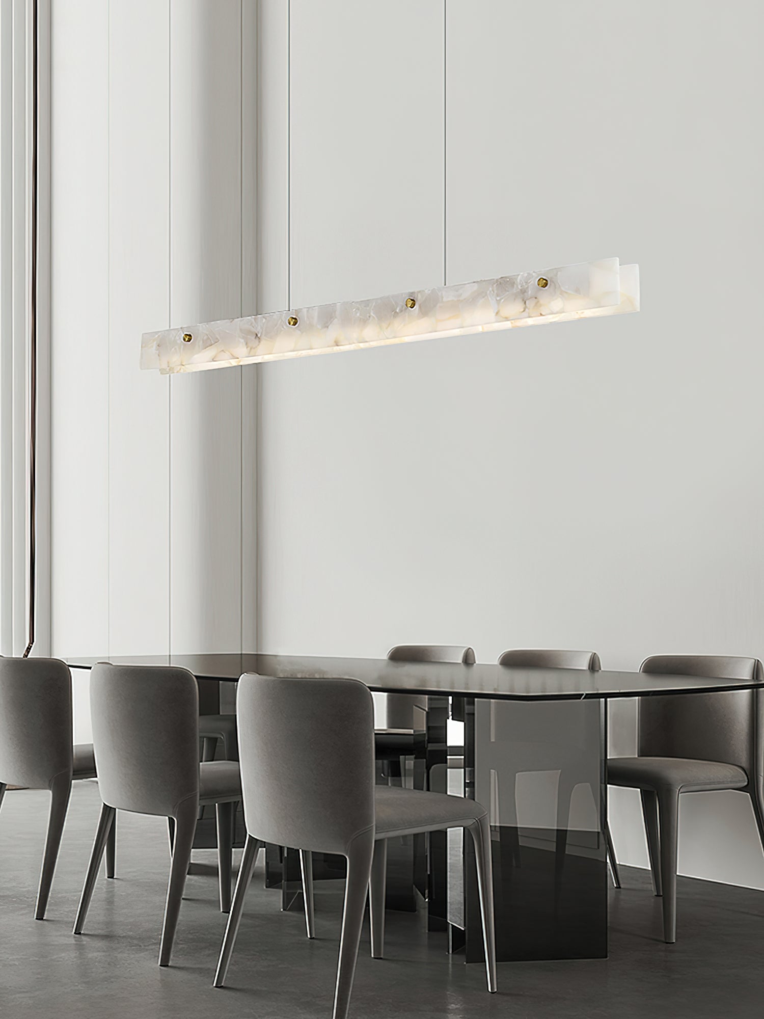 Vena Alabaster Linear Pendant