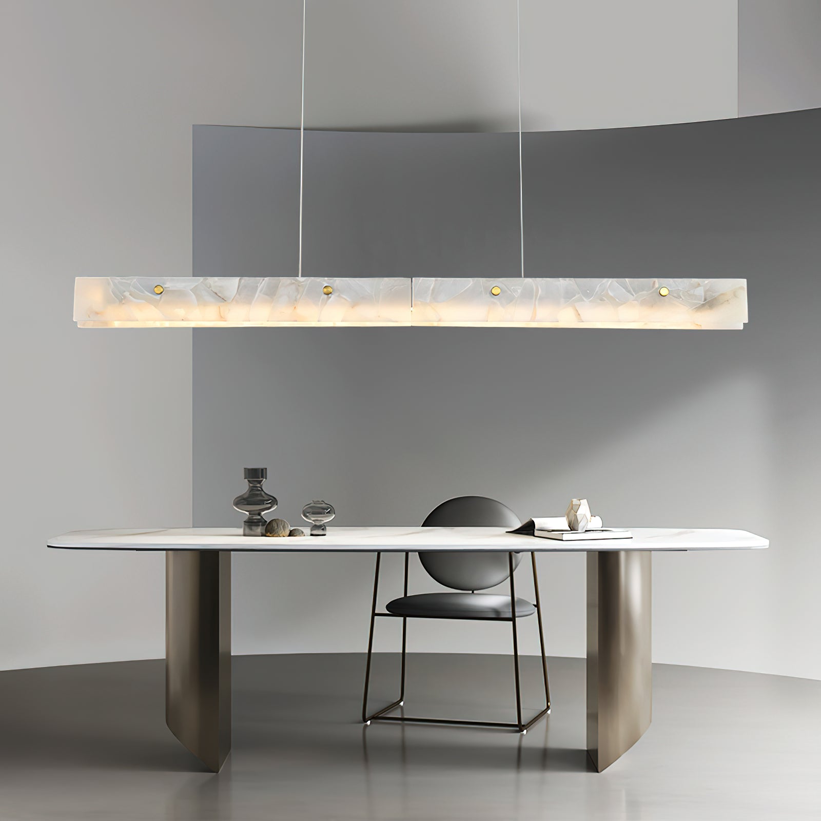 Vena Alabaster Linear Pendant