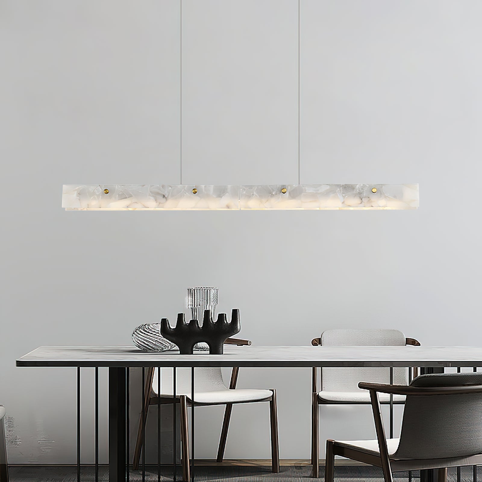 Vena Alabaster Linear Pendant