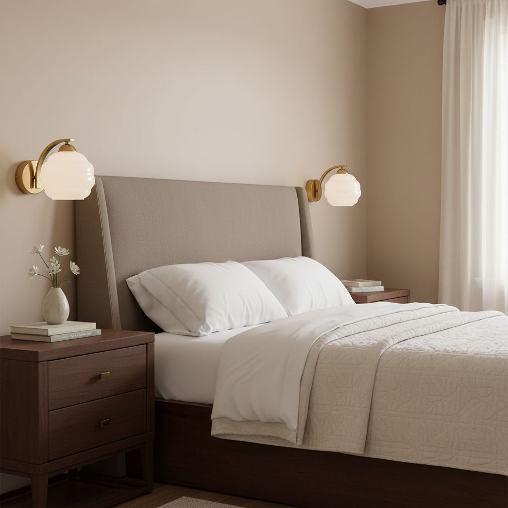 Gatsby Opal Globe Sconce