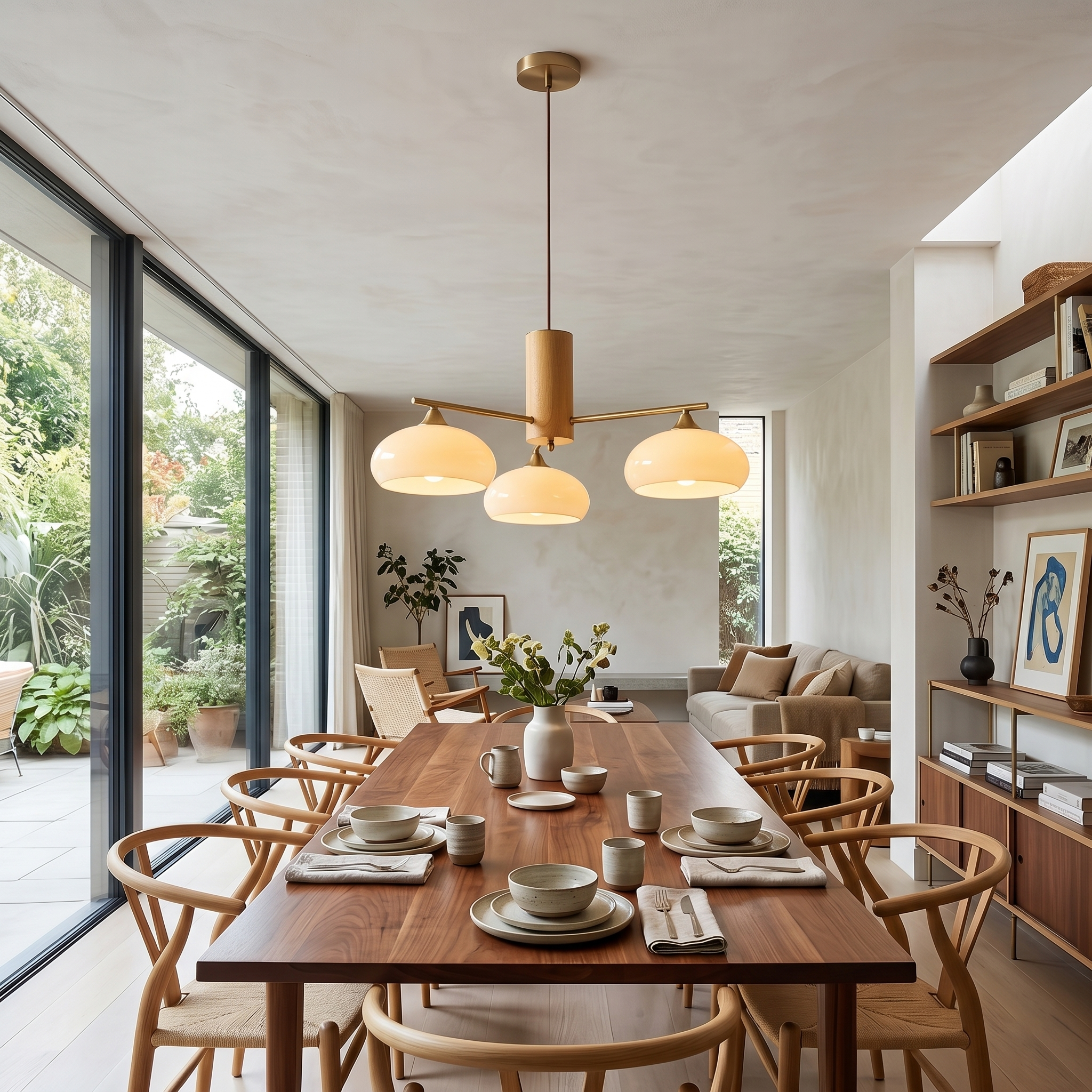 Persimmon Oval Chandelier