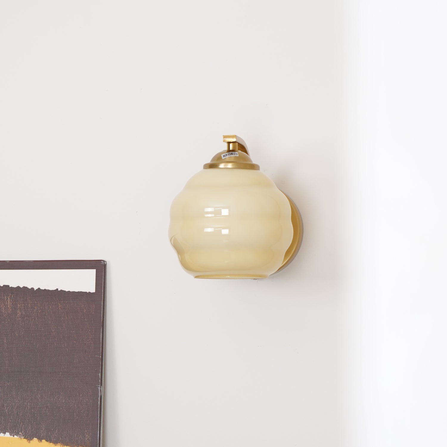 Gatsby Opal Globe Sconce