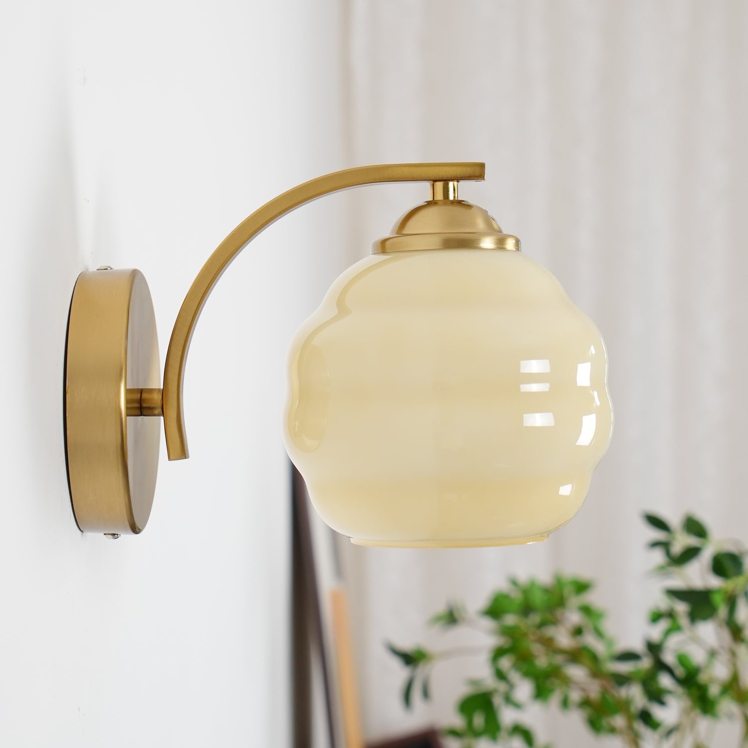 Gatsby Opal Globe Sconce