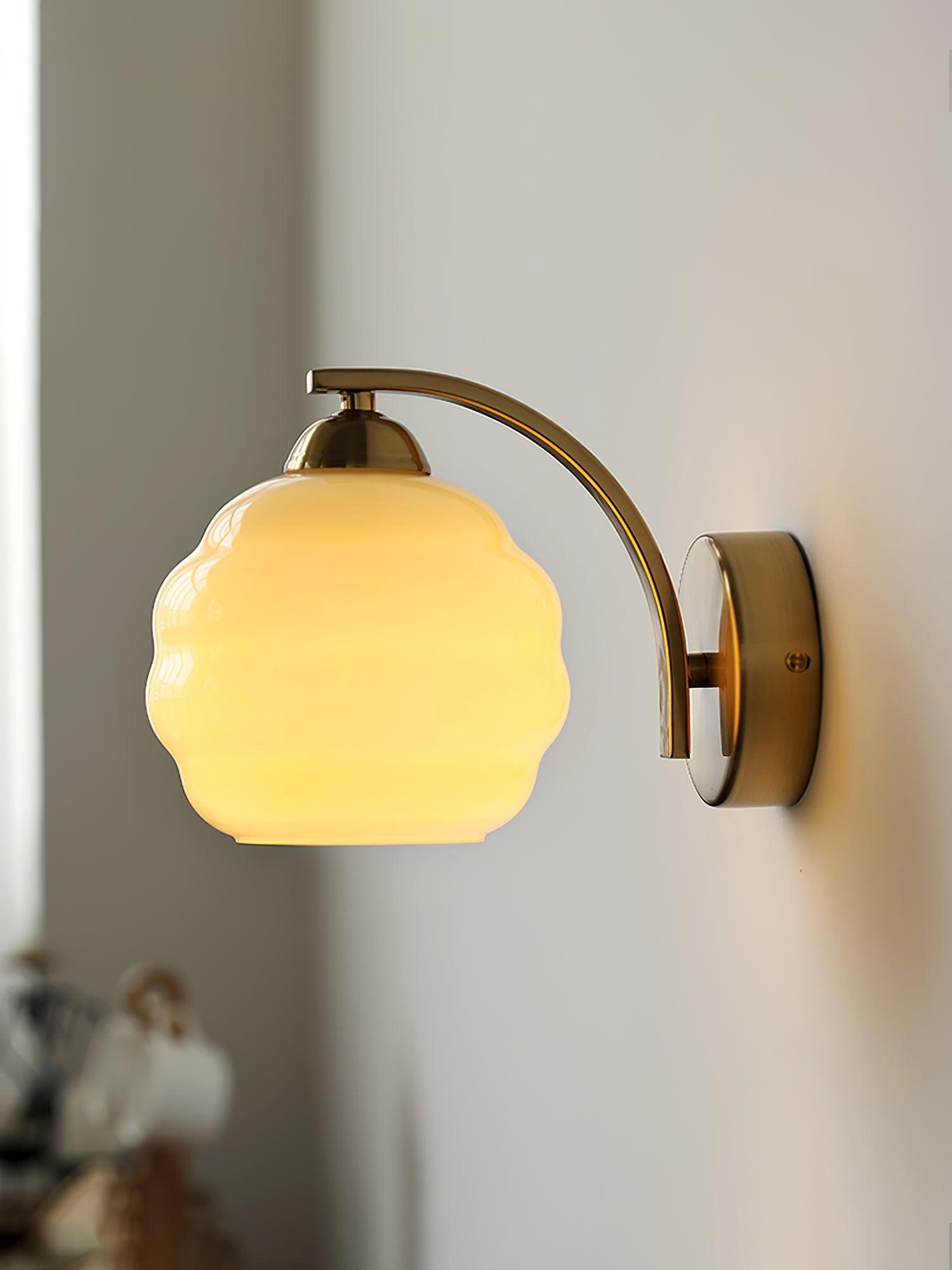 Gatsby Opal Globe Sconce