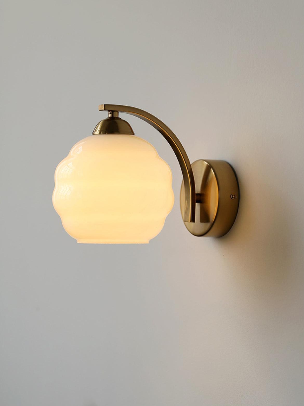Gatsby Opal Globe Sconce