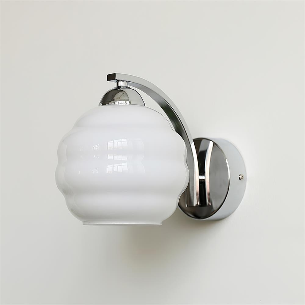 Gatsby Opal Globe Sconce