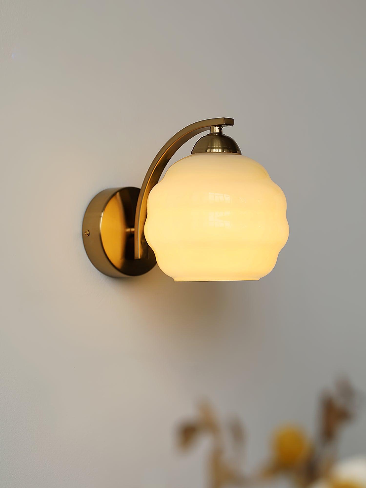 Gatsby Opal Globe Sconce
