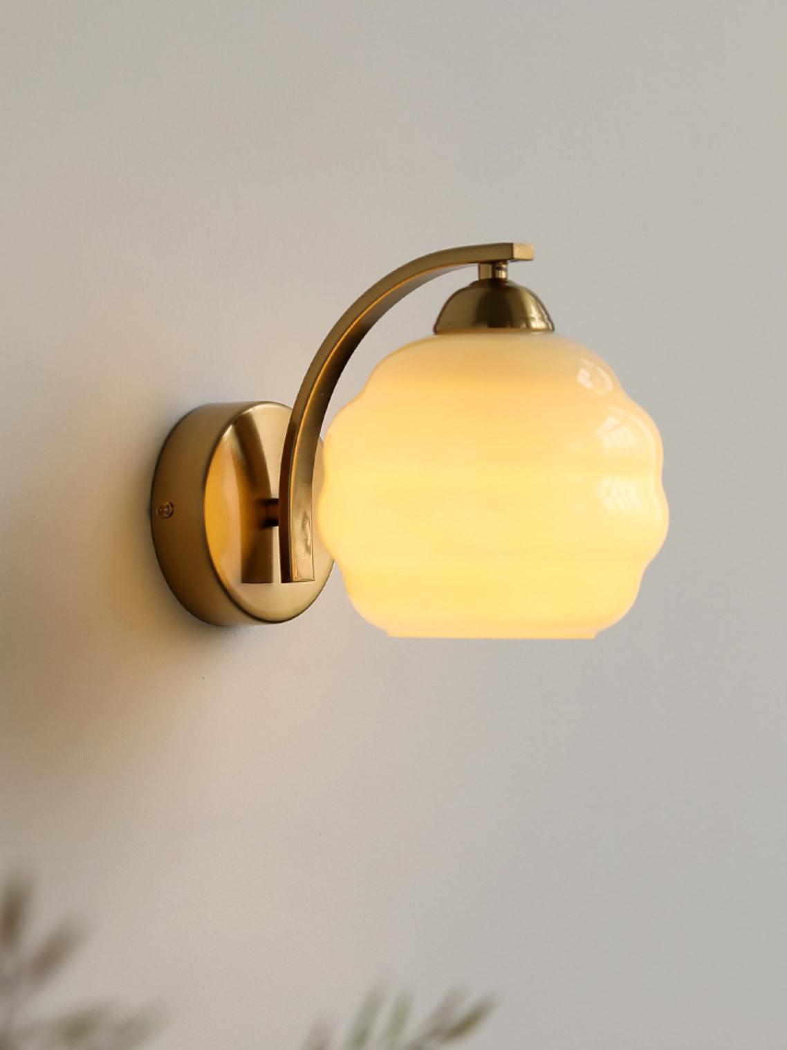 Gatsby Opal Globe Sconce