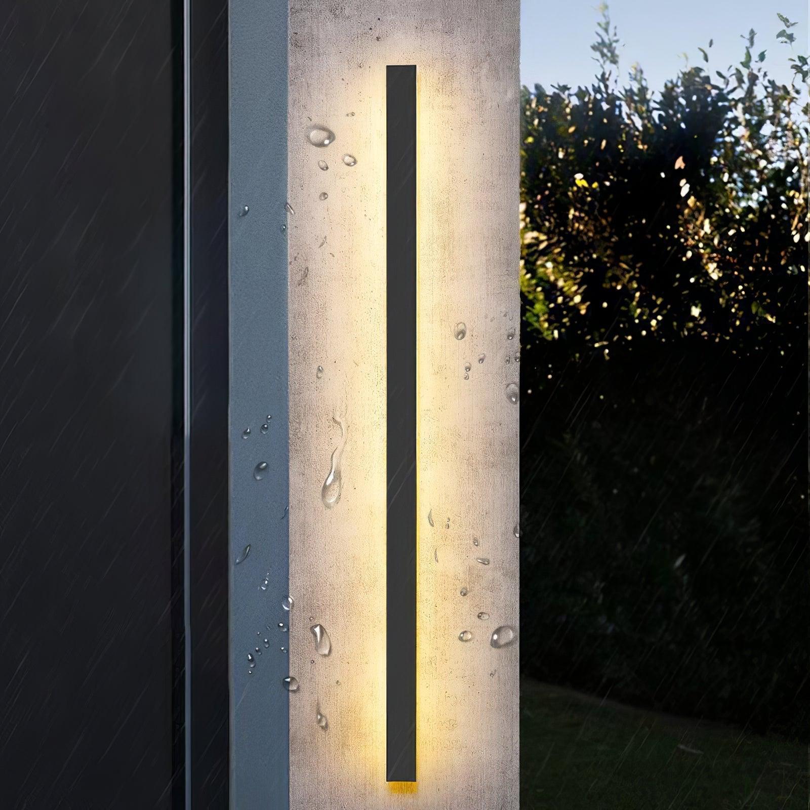 Solar Strip Facade Wall Light