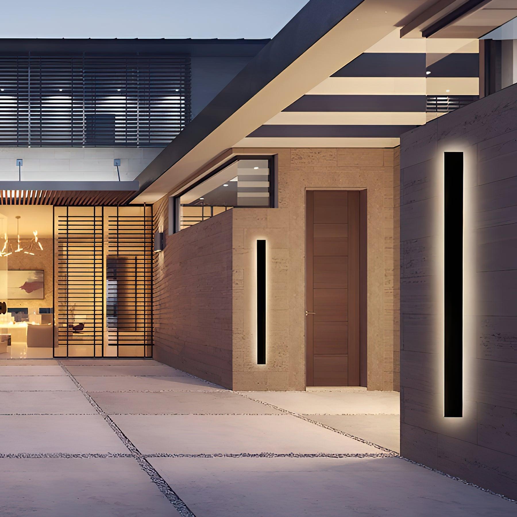 Solar Strip Facade Wall Light