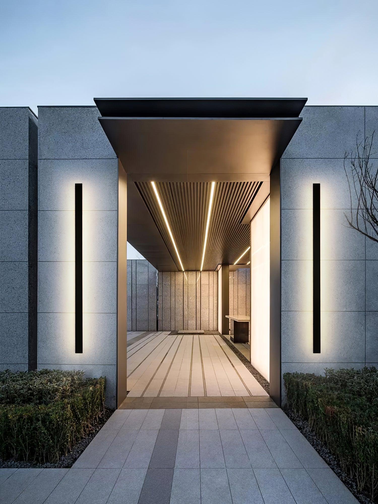 Solar Strip Facade Wall Light