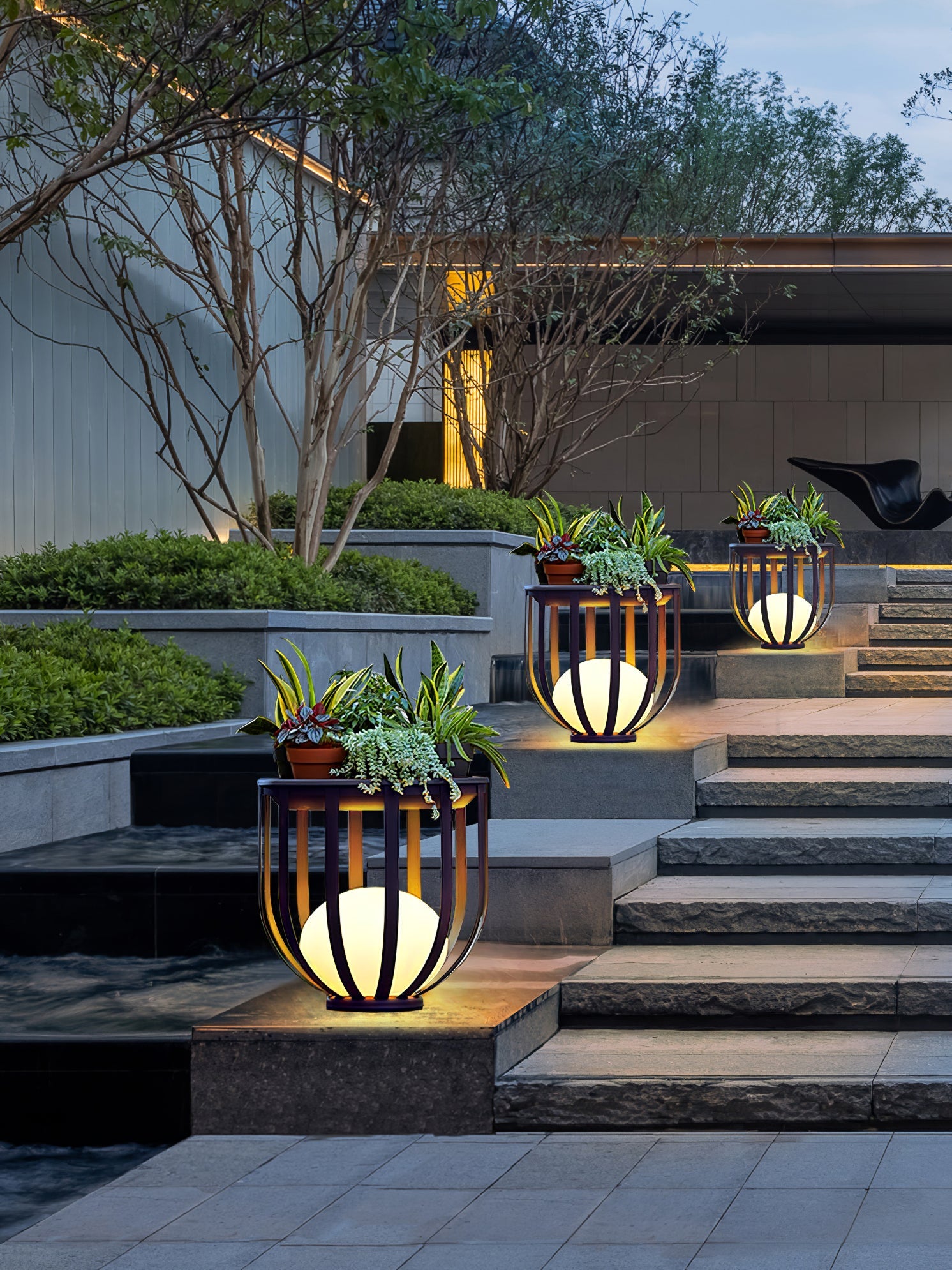 Sculptural Garden Dome Lamp