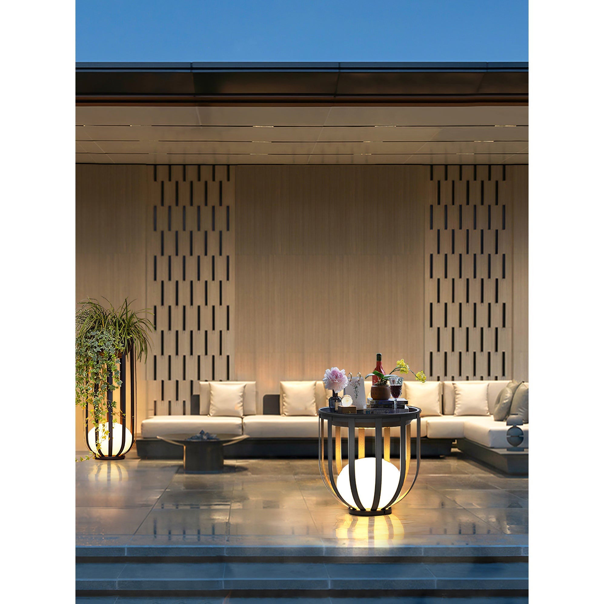 Sculptural Garden Dome Lamp