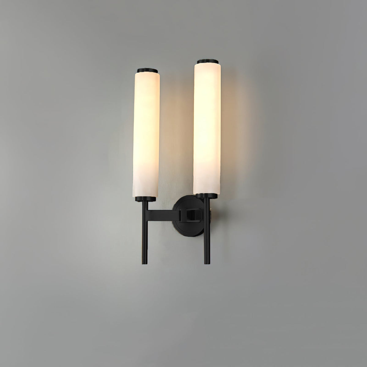 Talia Alabaster Column Sconce