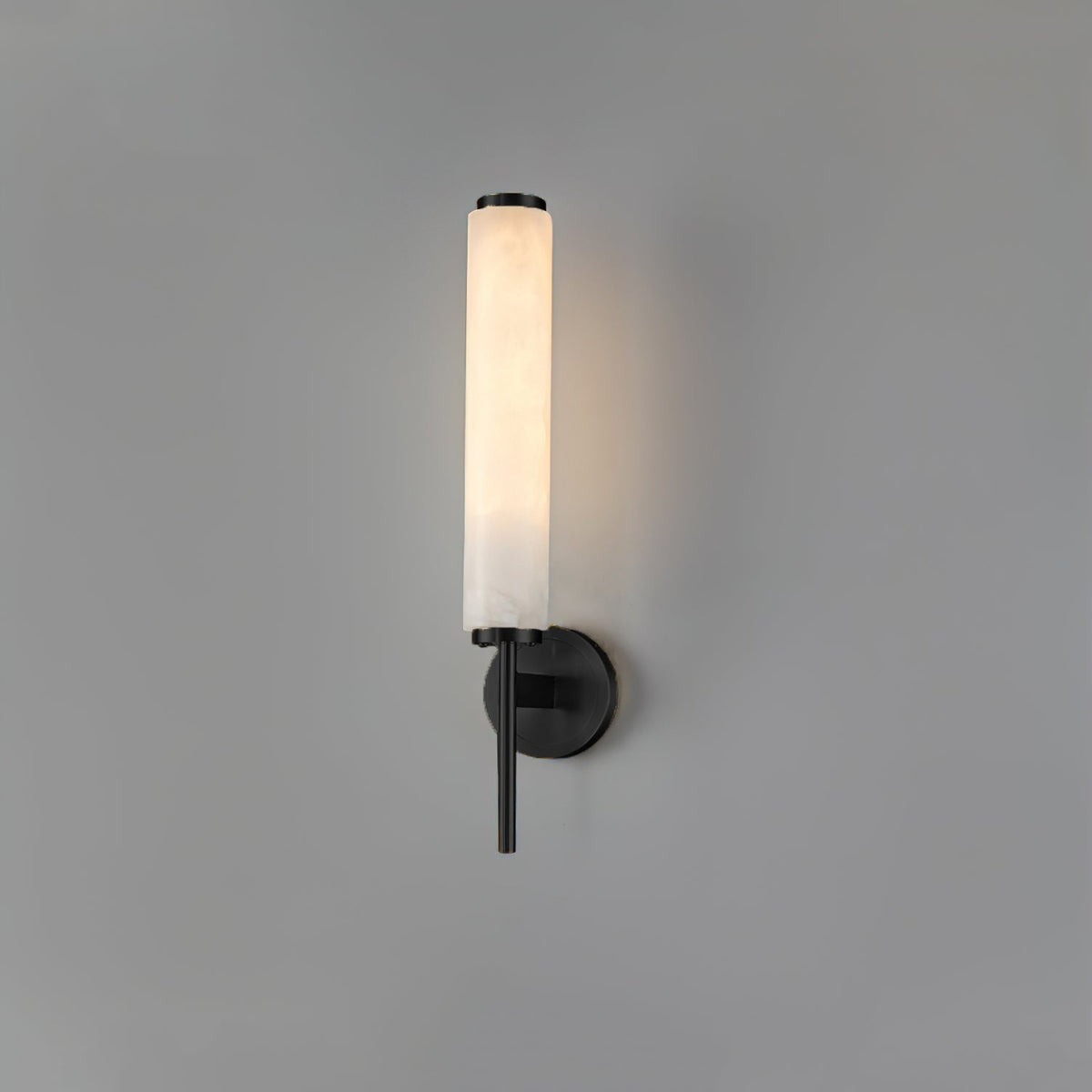 Talia Alabaster Column Sconce