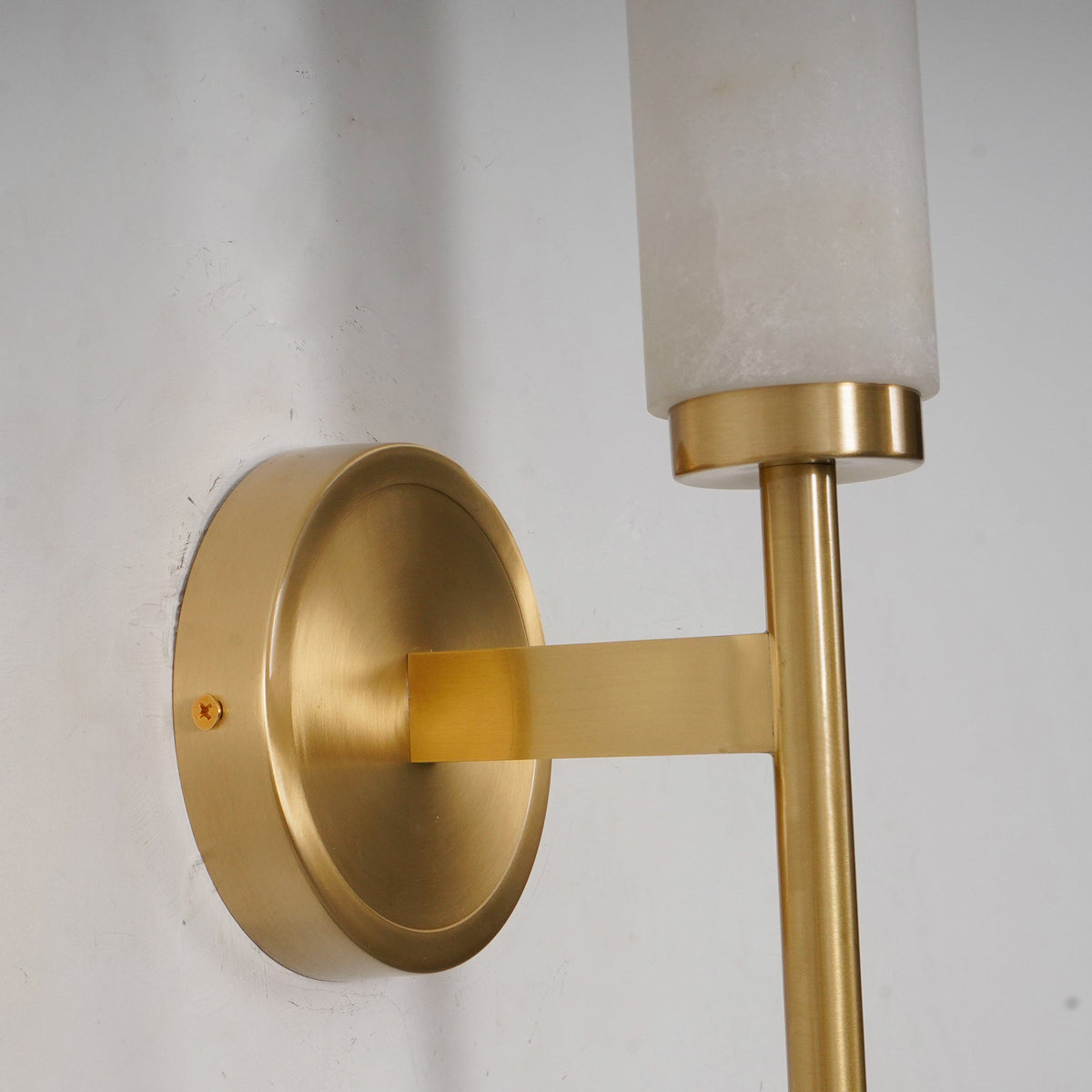 Talia Alabaster Column Sconce