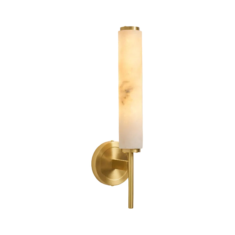 Talia Alabaster Column Sconce