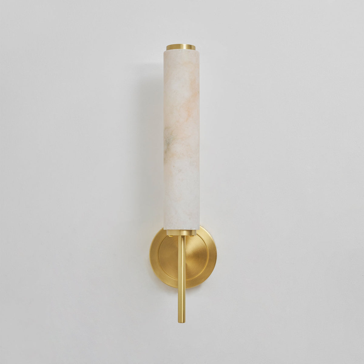 Talia Alabaster Column Sconce