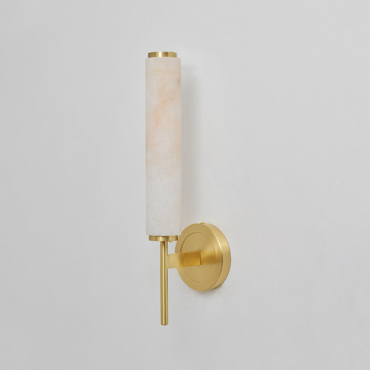 Talia Alabaster Column Sconce