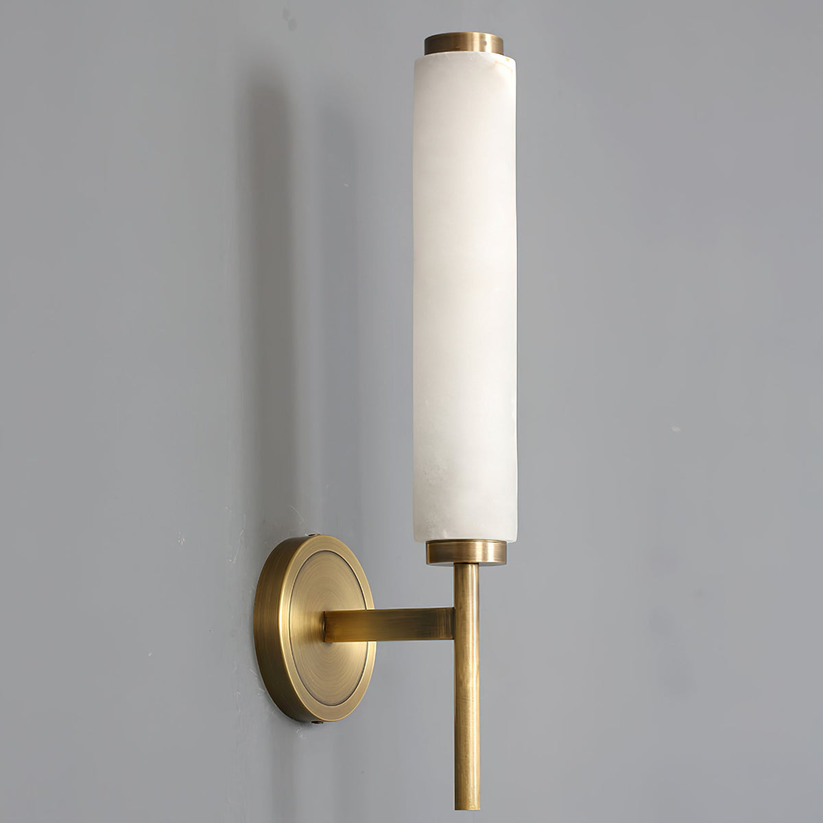 Talia Alabaster Column Sconce